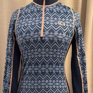 Kari Traa Lune Half Zip Womens Functional base layer. Size XS